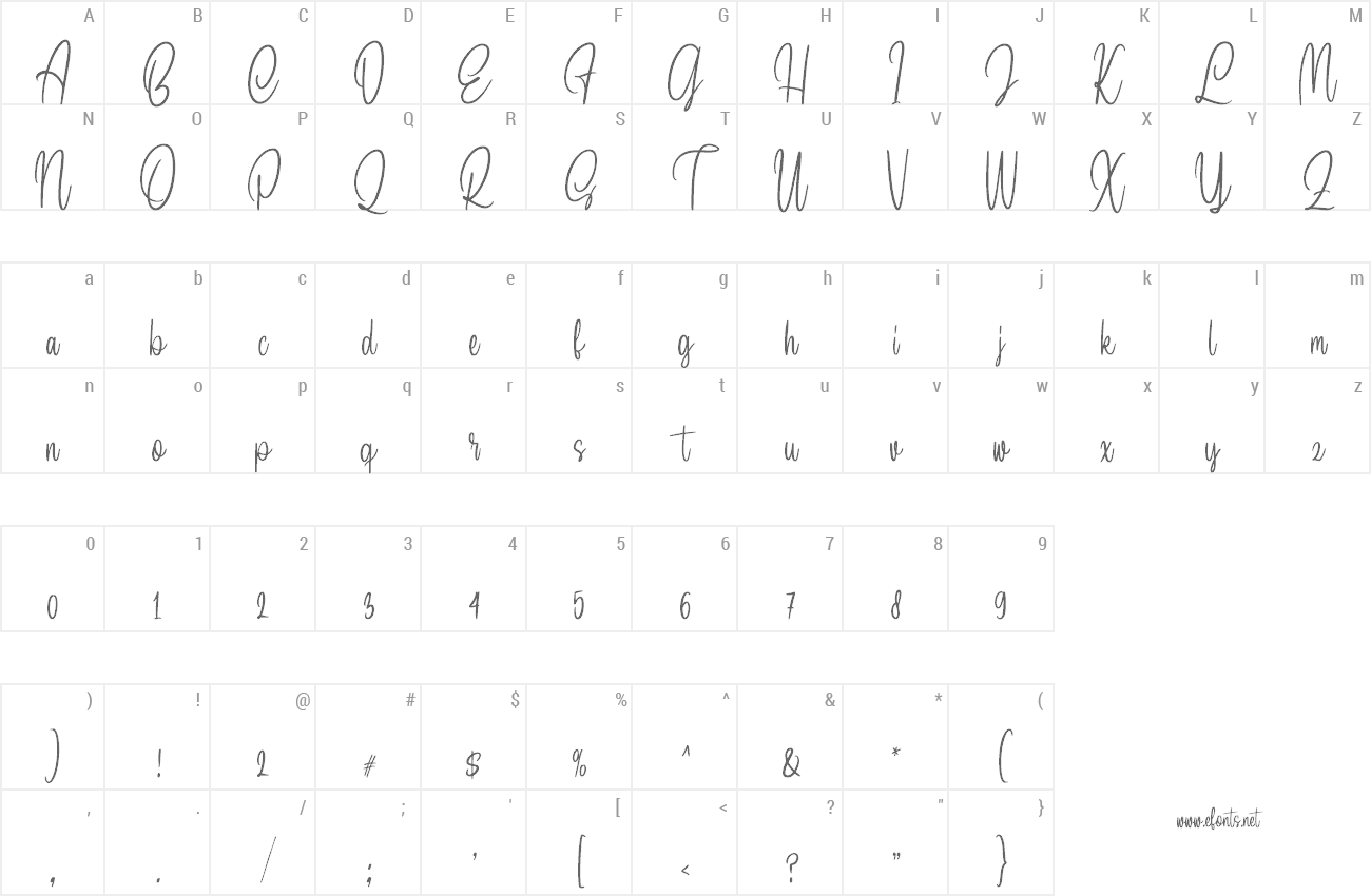 Font Septillion Script preview